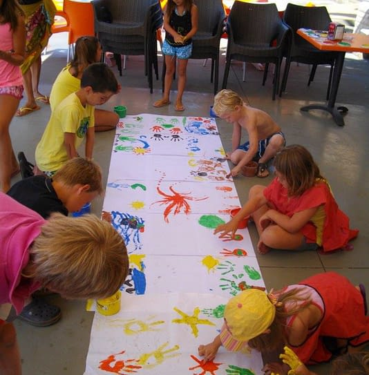 Campingplatz Amfora - Alles f&uuml;r Kinder - Malkurs im Kinderclub