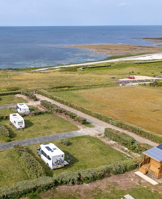 Les terrasses de Kersiny - Emplacements avec vue sur la mer