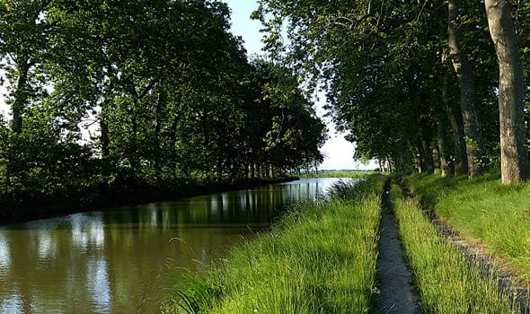 Canal du Midi à Sérignan