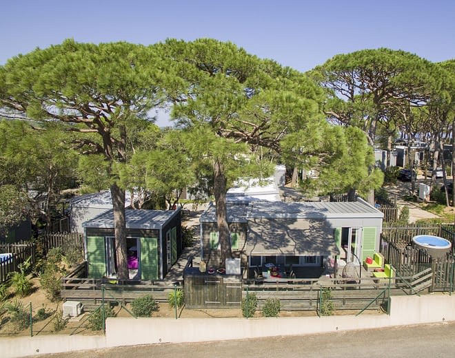 Campeggio Les Tournels: Cottage 6 persone L'Oustaloun - Vista aerea dell’alloggio