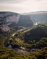 Ard&egrave;che - Vue panoramique des Gorges de l\'Ard&egrave;che
