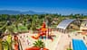 Camping La Sirène - Parque acuático - Vista aérea de la zona acuática de juegos